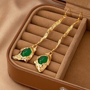 Alexis Bittar Large Gemstone Earrings